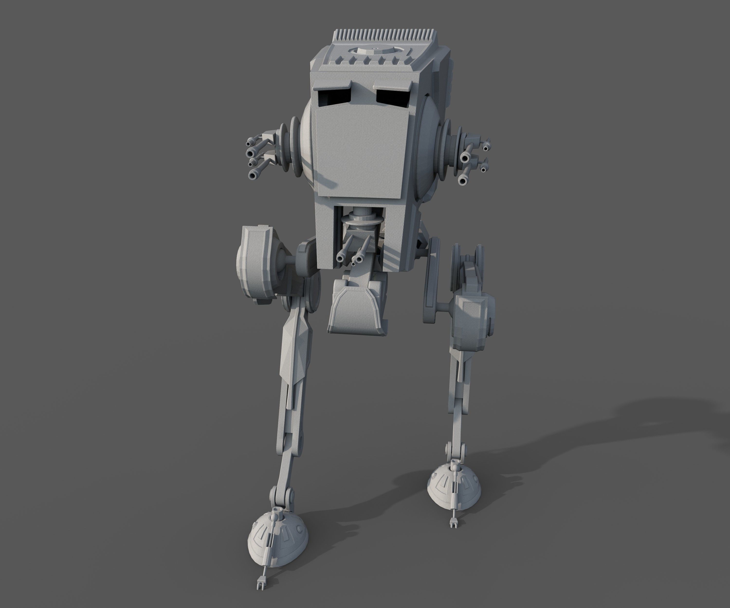 AT-ST Walker 3D model_1