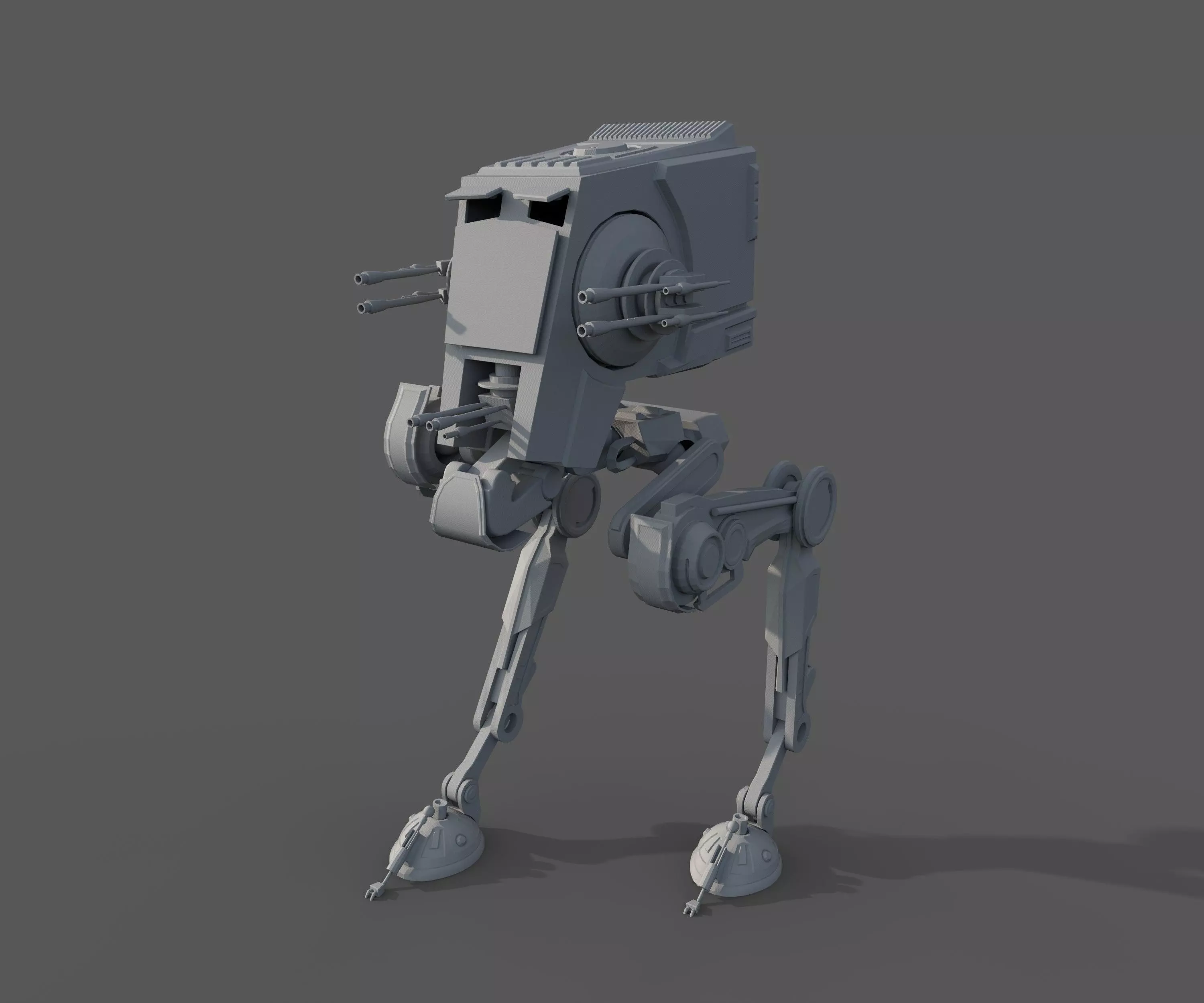 AT-ST Walker 3D model_0