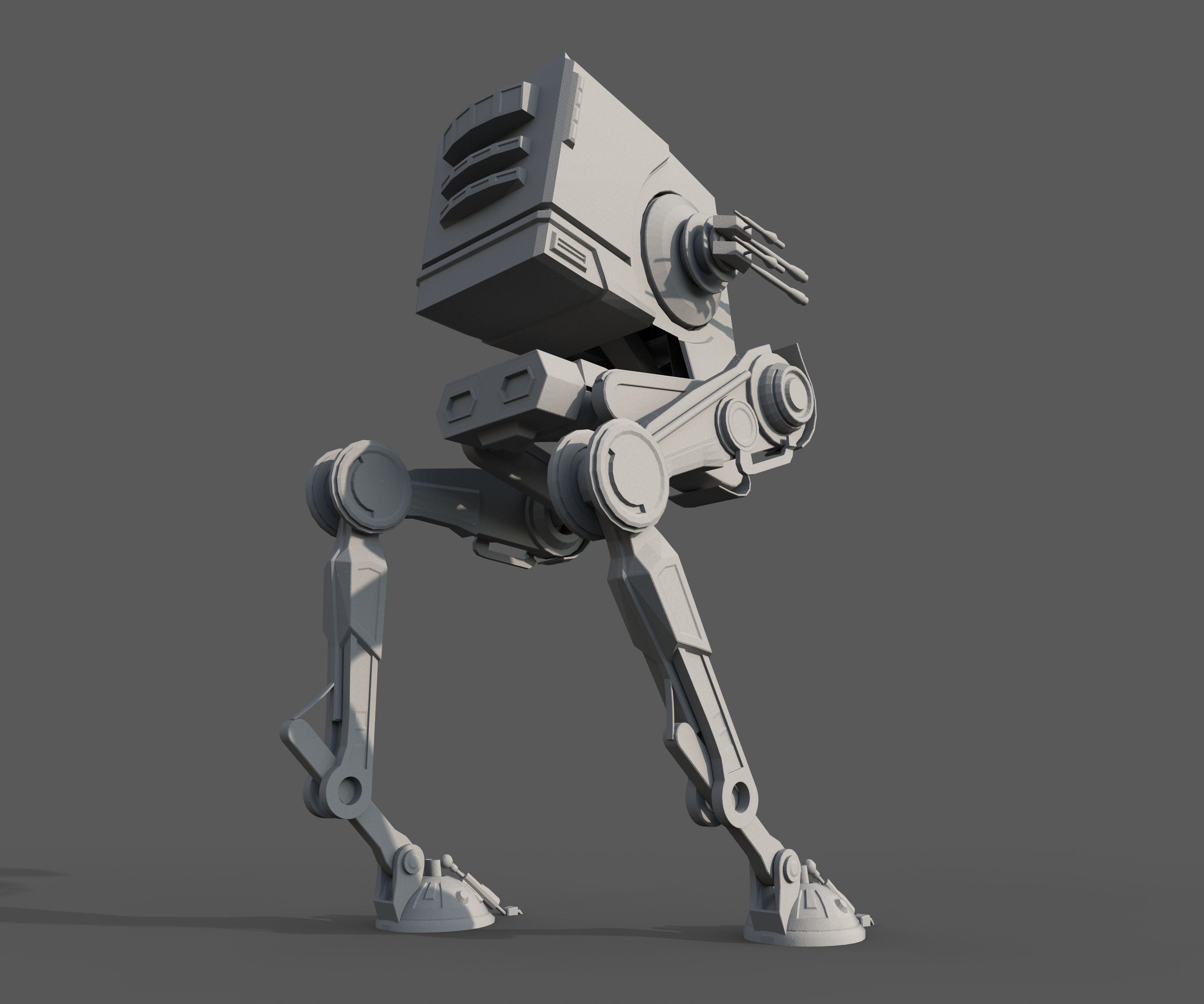 AT-ST Walker 3D model_6