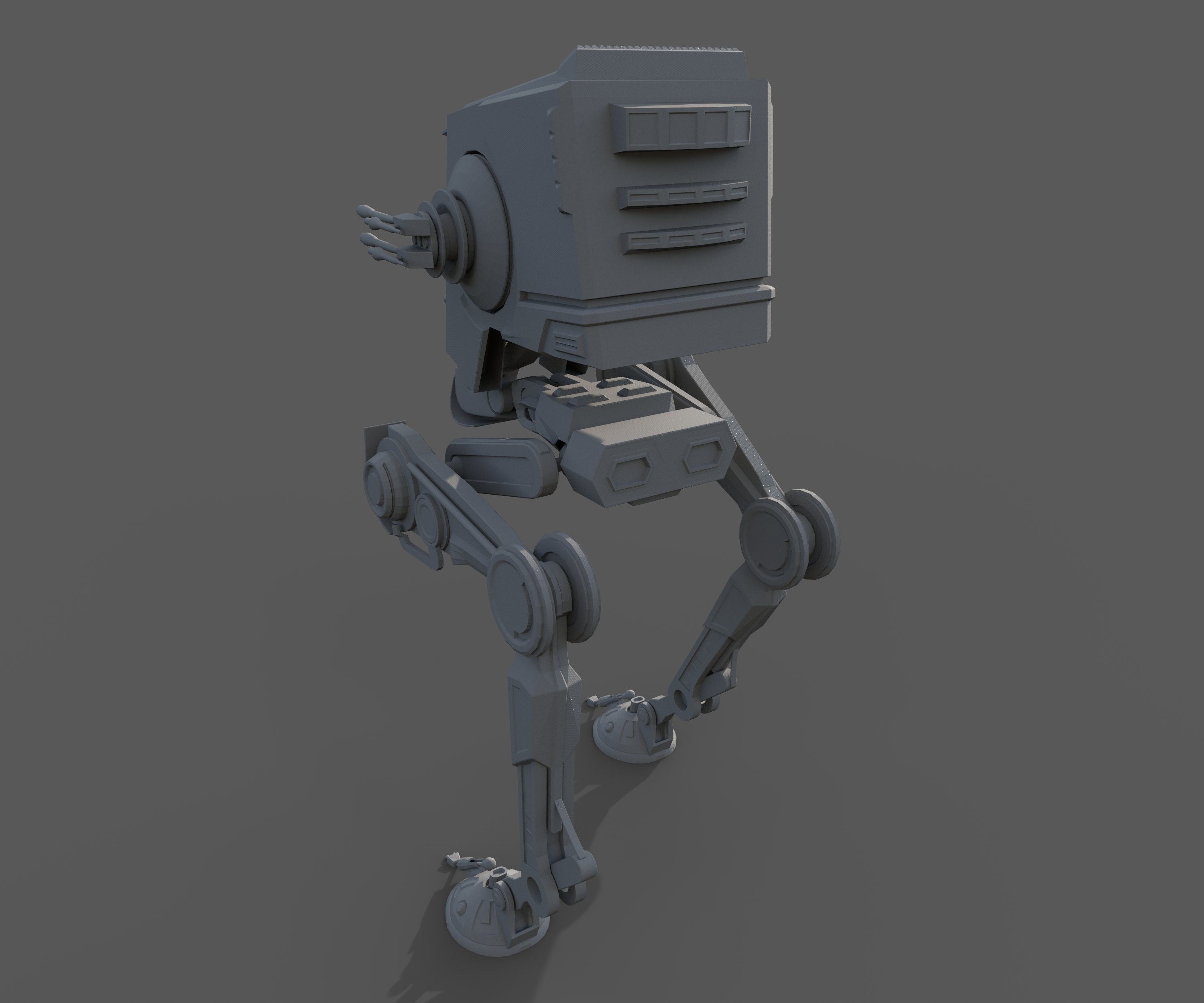 AT-ST Walker 3D model_4