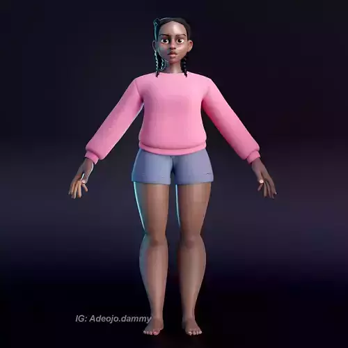 Stylized Female Character
