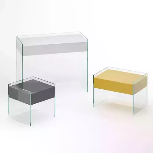 GLAS Italia Float Chestof Drawers Set 01
