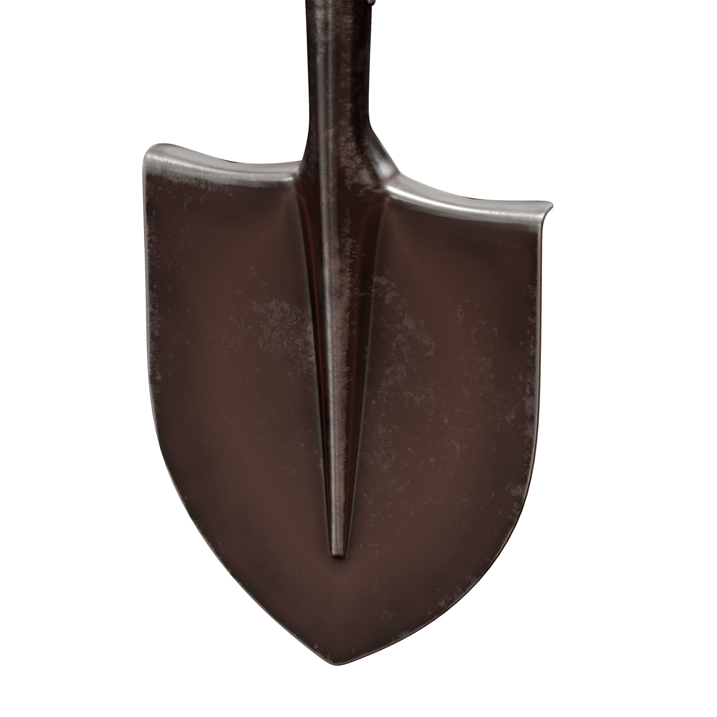 bayonet shovel Low-poly 3D model_6