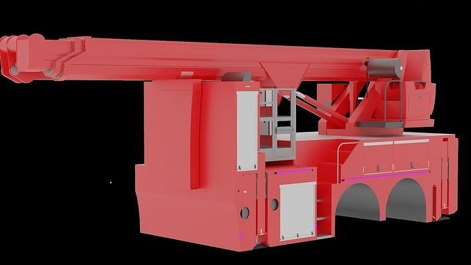 Hilton 320T Aerial Platform 3D model