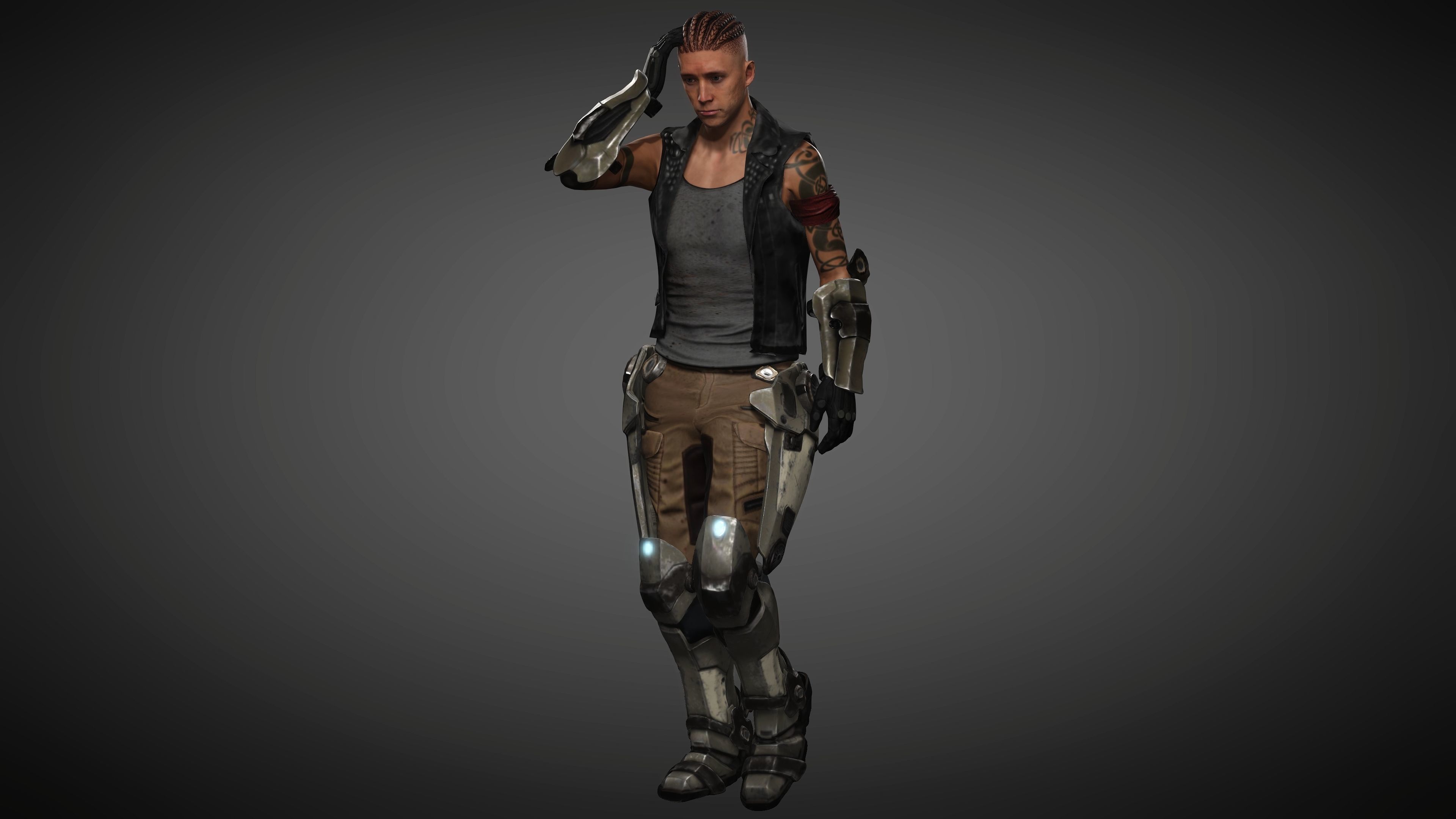 Drax sci-fi character 3d model 3D model_1