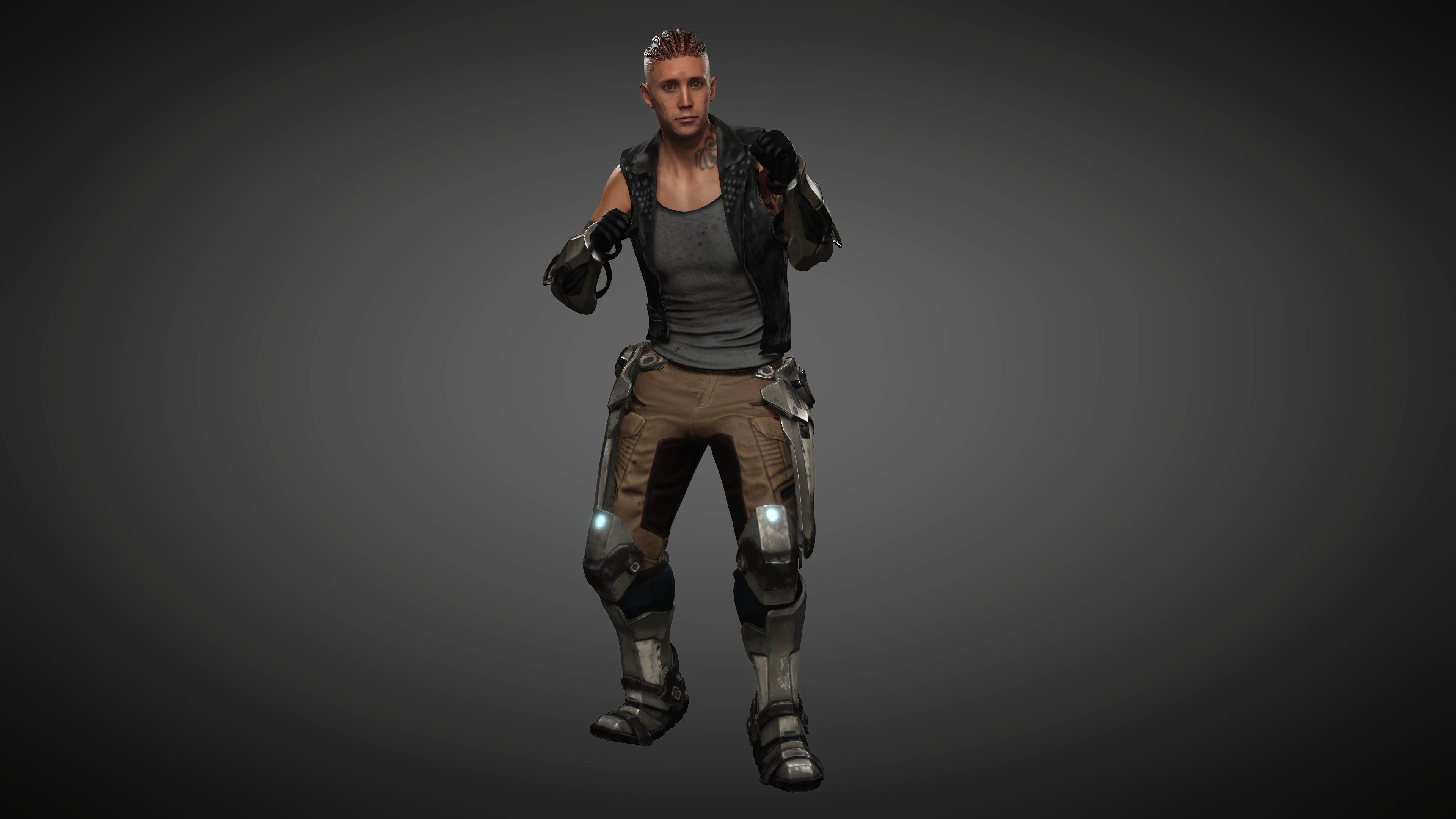 Drax sci-fi character 3d model 3D model_3