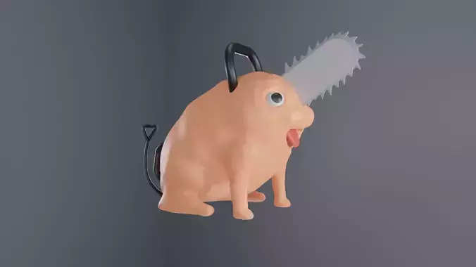 Pochita from Chainsaw Man  3D model