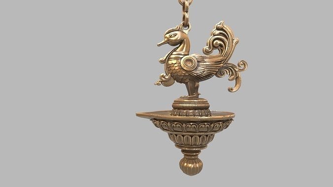oil lamp  3D model