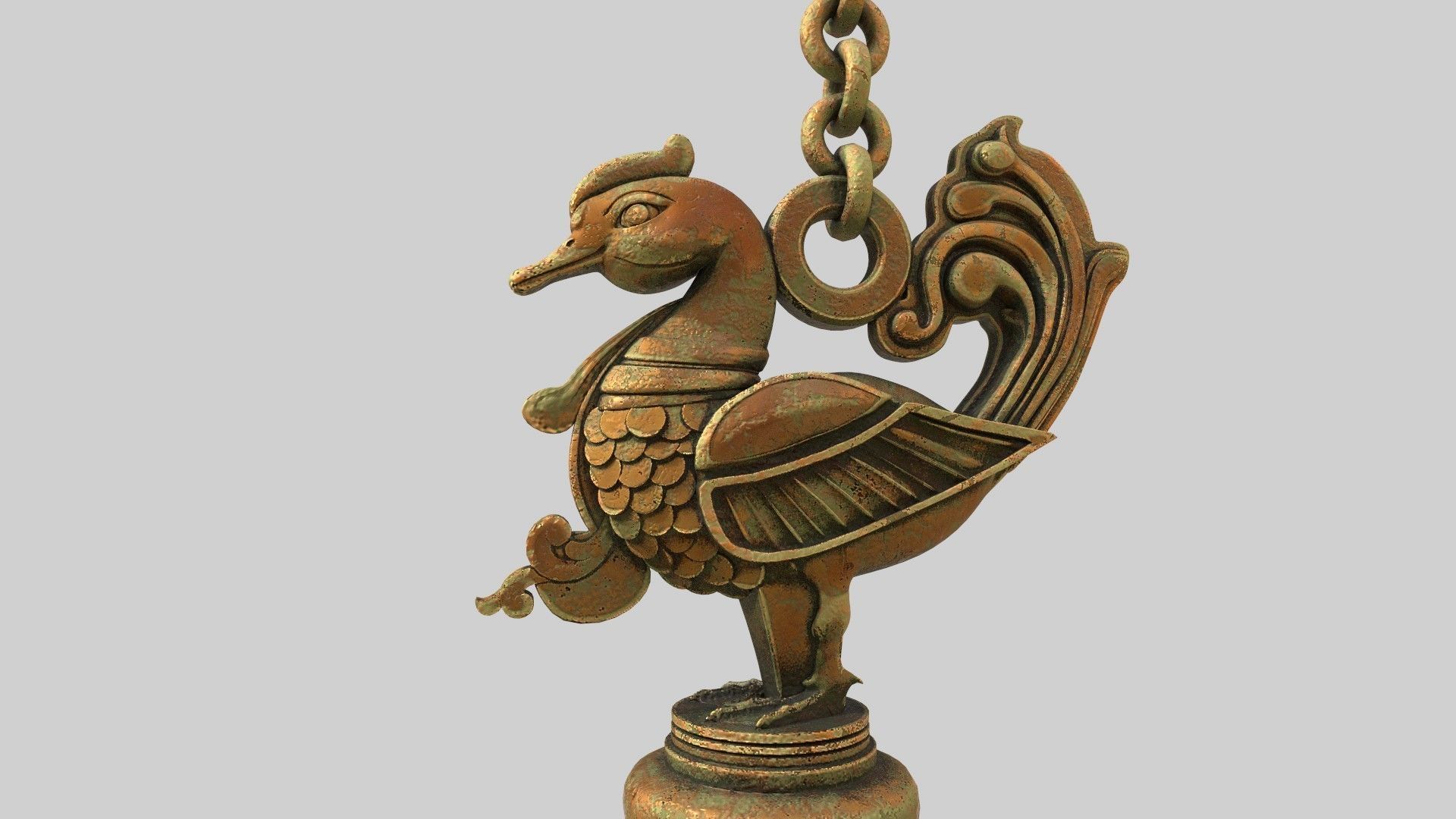 oil lamp  3D model_13