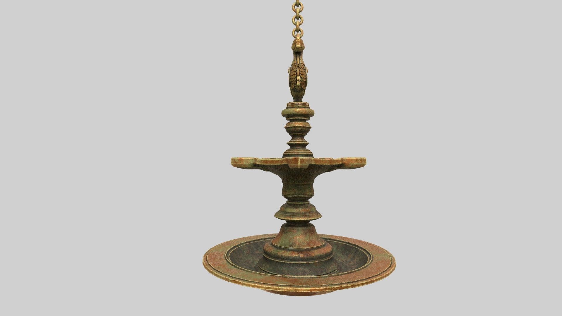 oil lamp  3D model_10