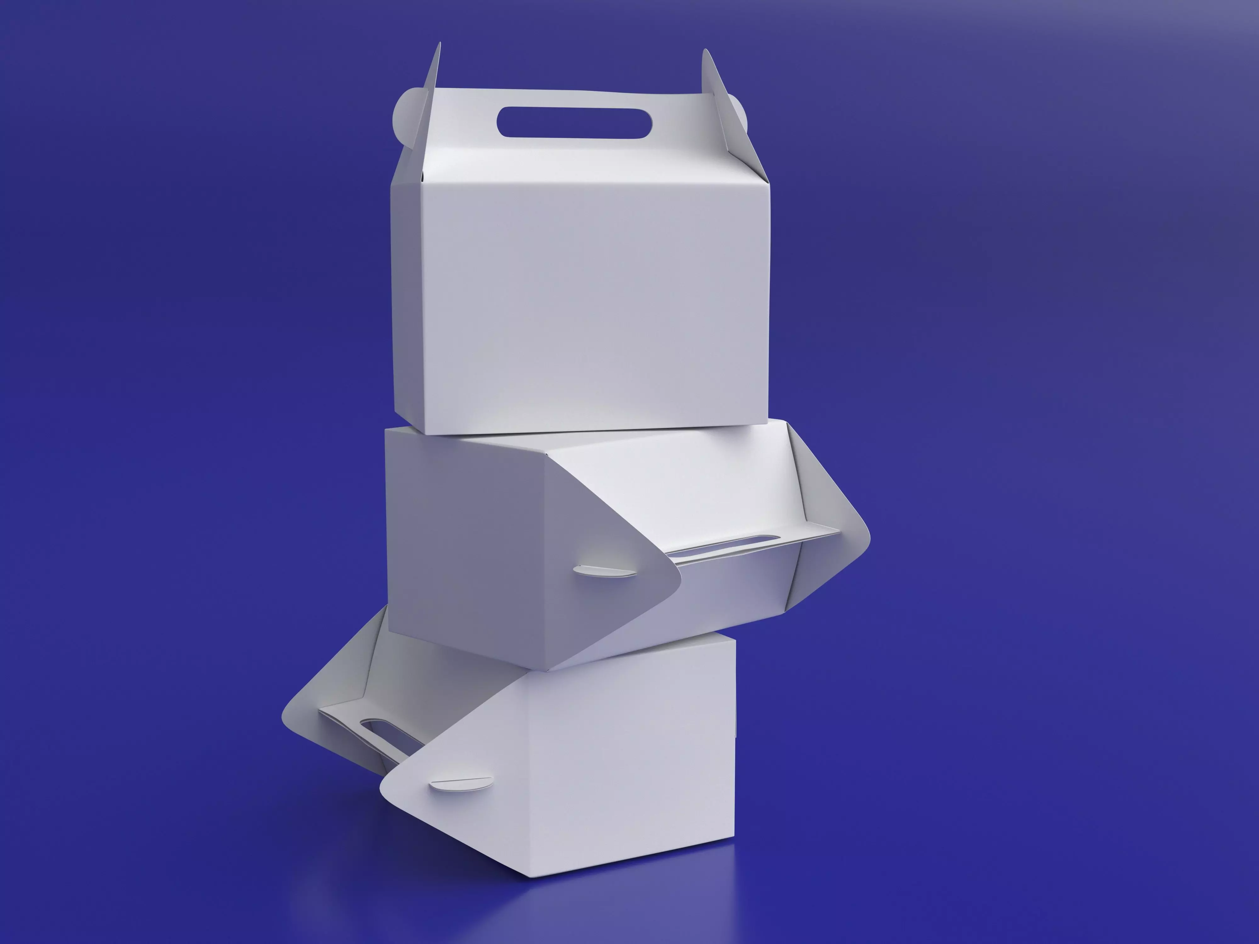 Gable Box-open and close one 3D model
