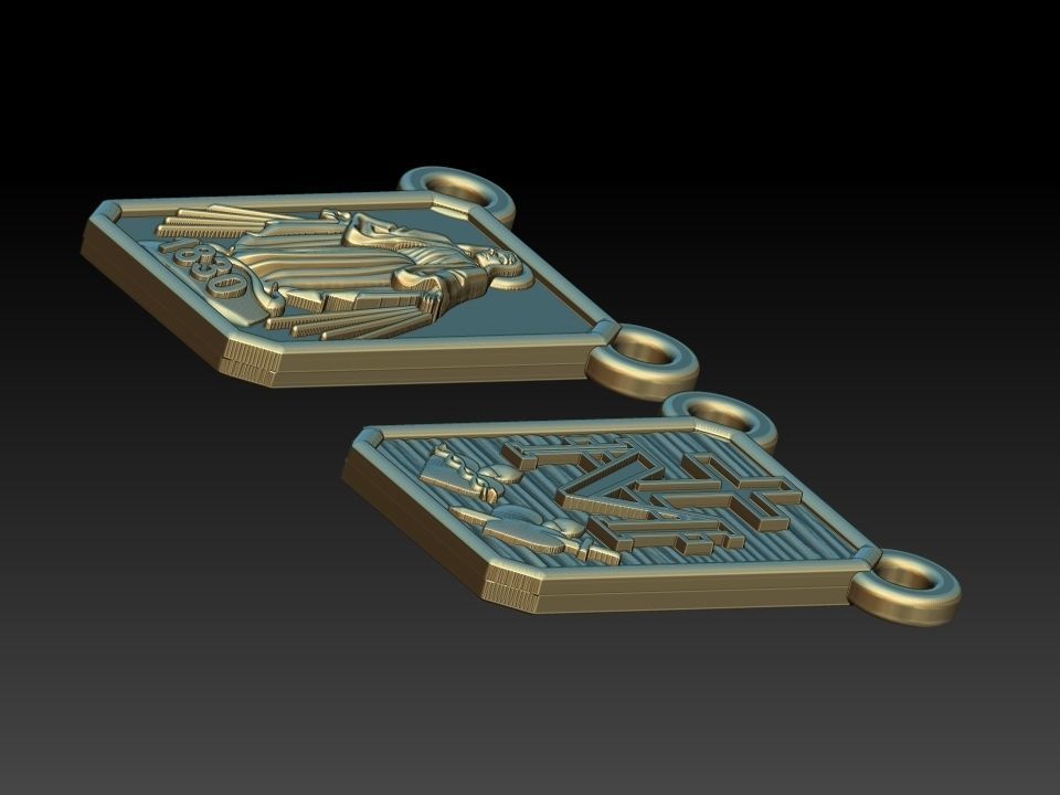 Milagrosa Our Lady of Graces Scapular Nossa senhora Escapulario 3D print model_16