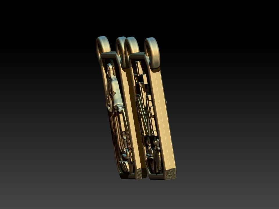 Milagrosa Our Lady of Graces Scapular Nossa senhora Escapulario 3D print model_5