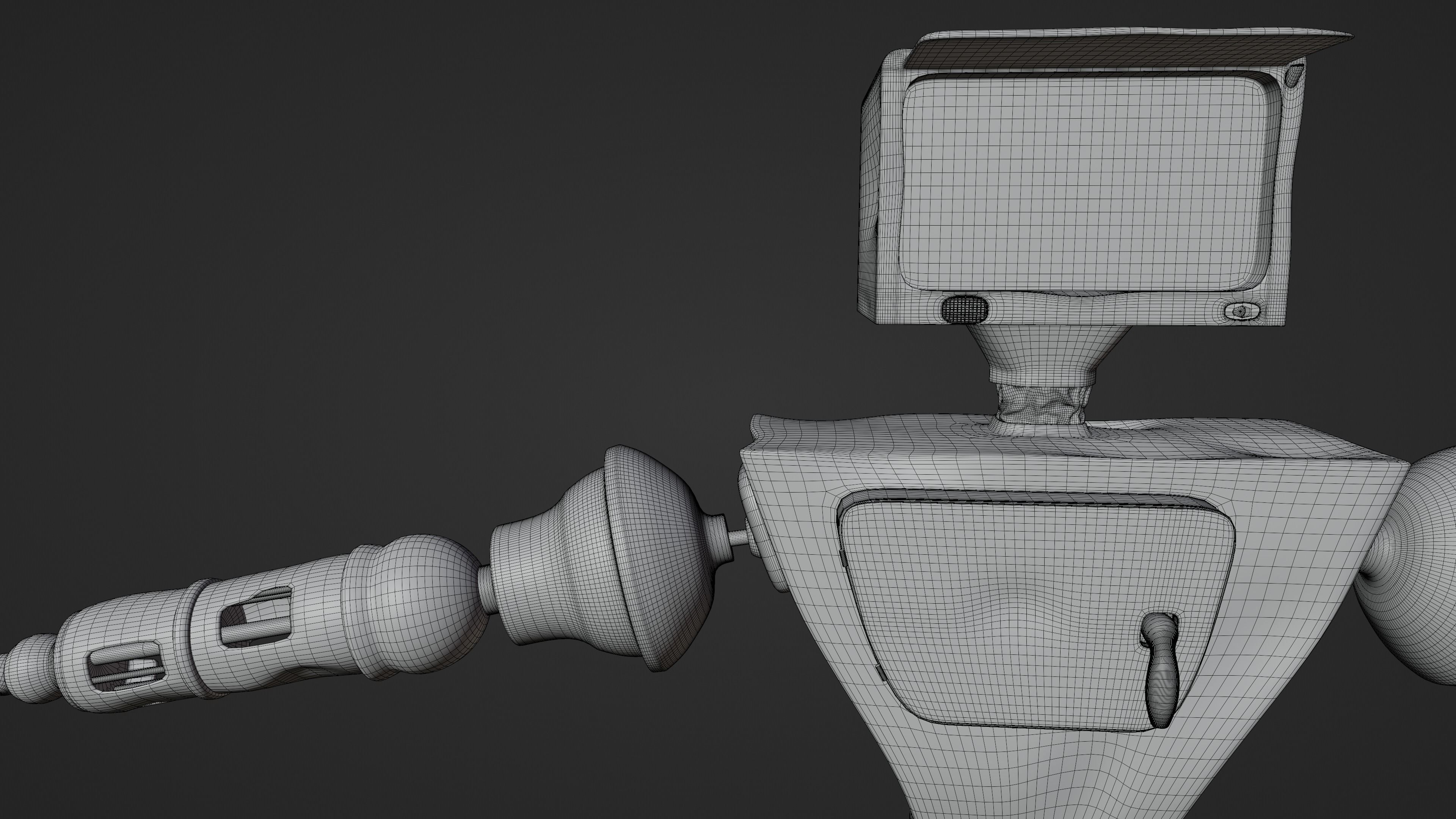 Service Small Robot  3D model_21