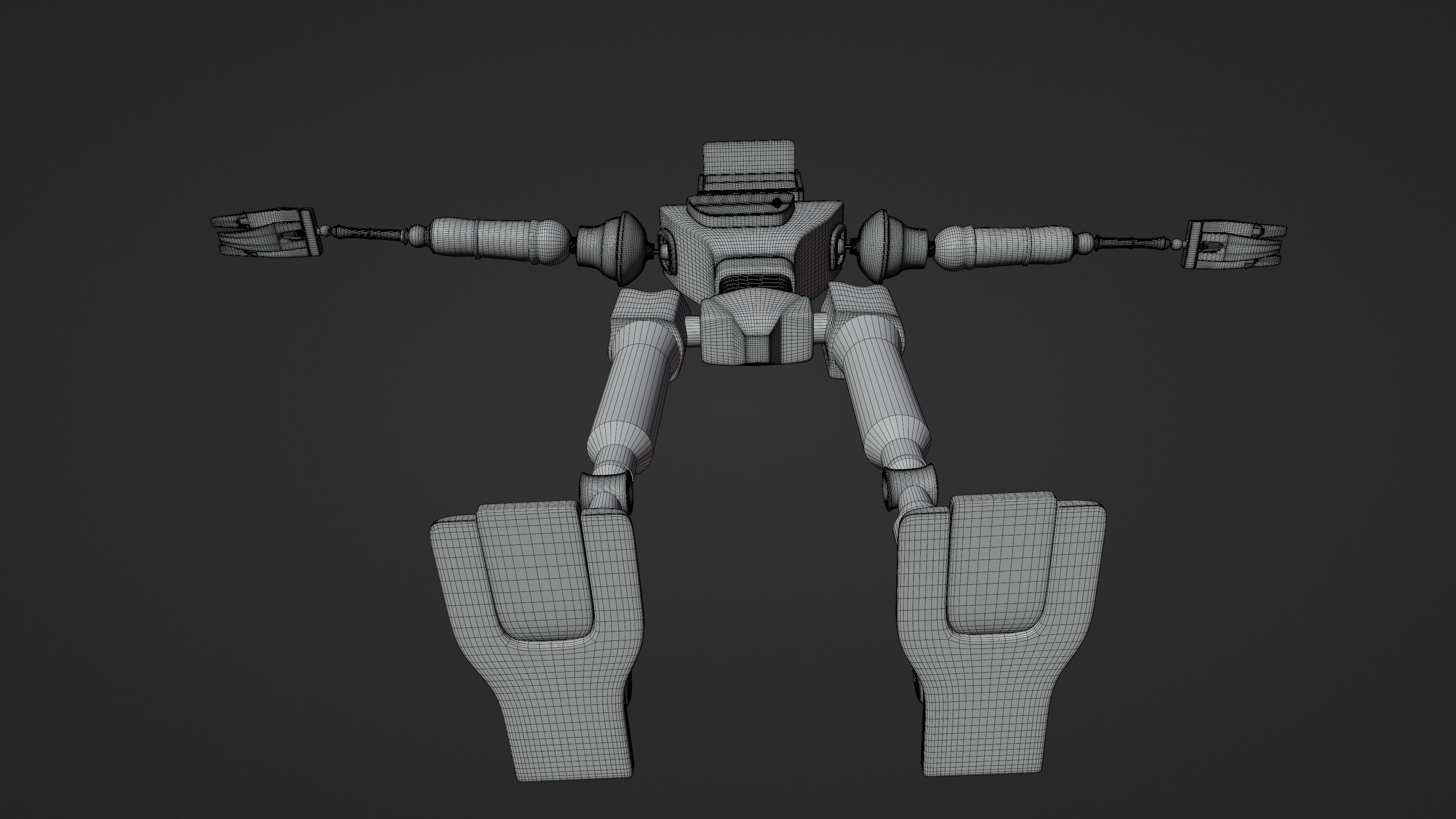 Service Small Robot  3D model_26