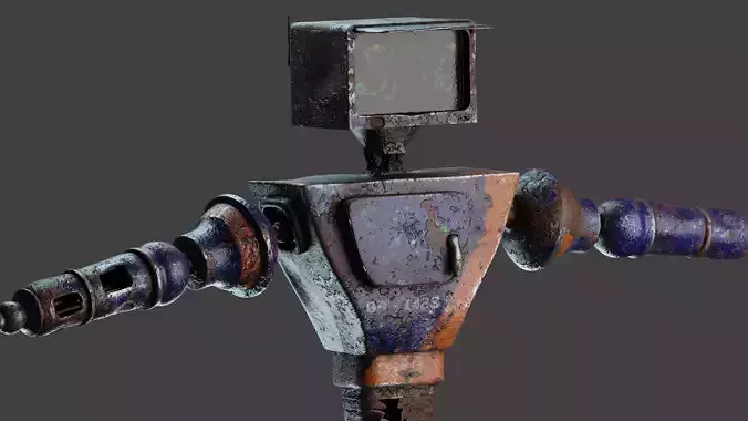 Service Small Robot  3D model
