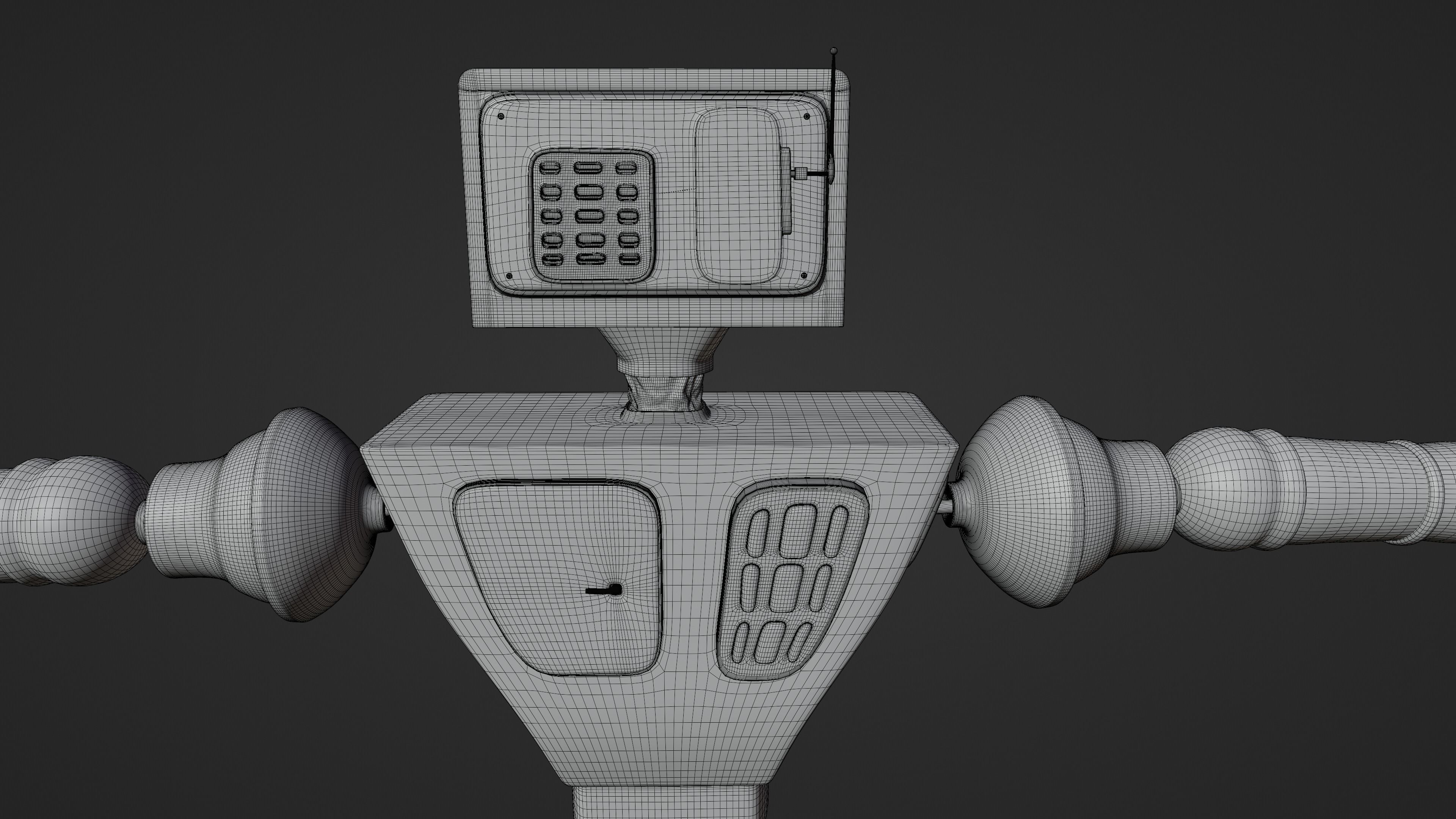Service Small Robot  3D model_27
