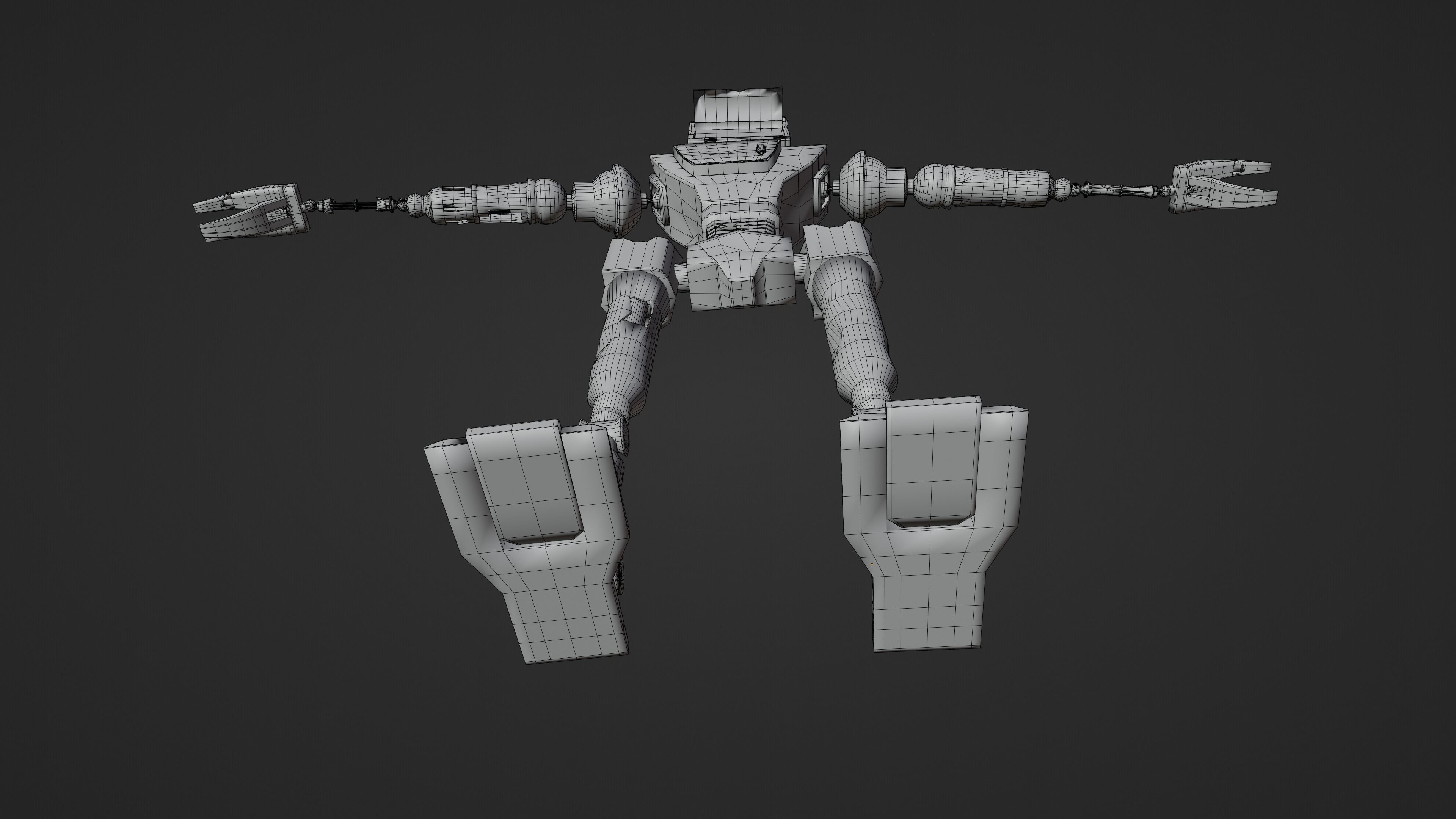 Service Small Robot  3D model_31