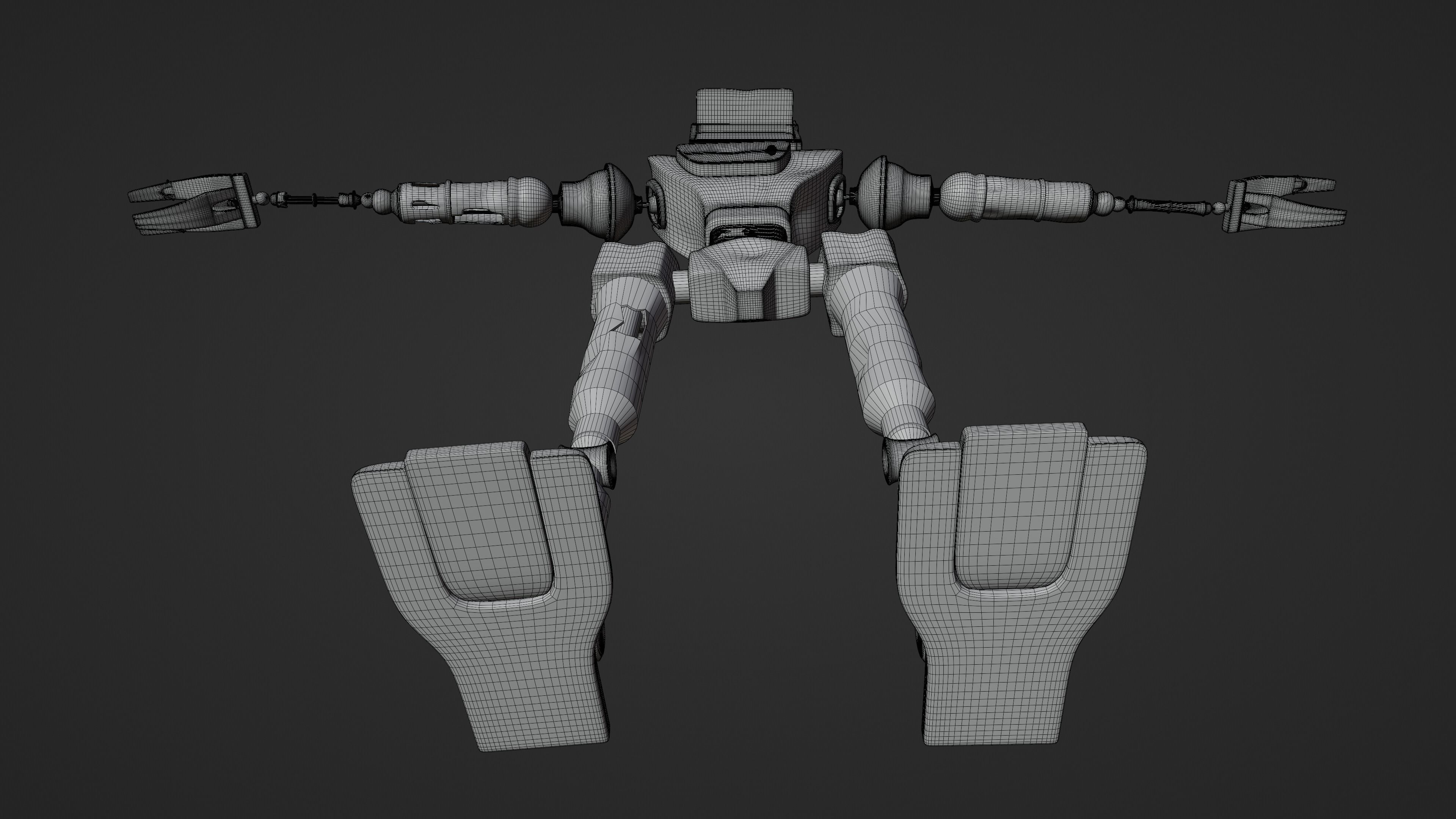 Service Small Robot  3D model_22
