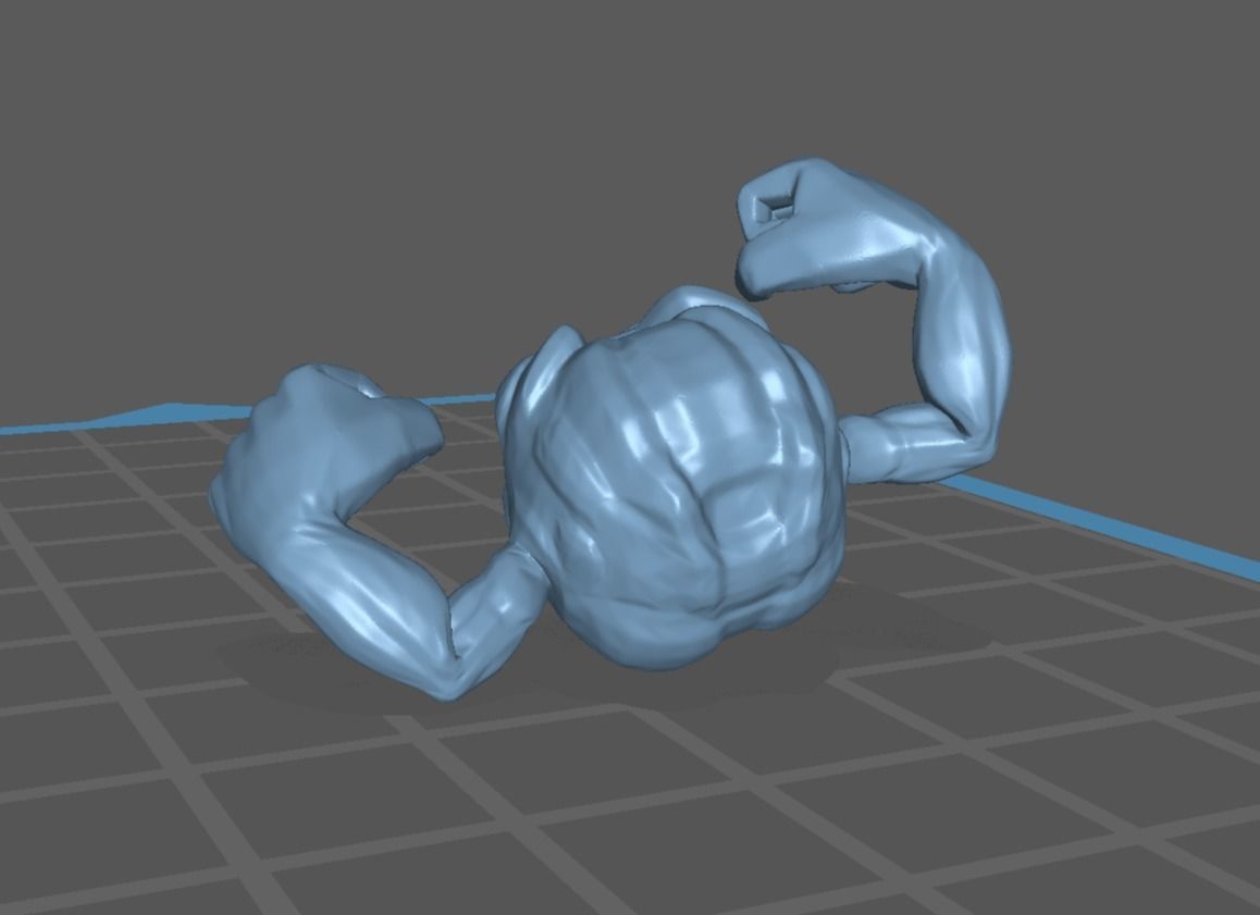 Geodude pokemon 3D print model 3D print model_6