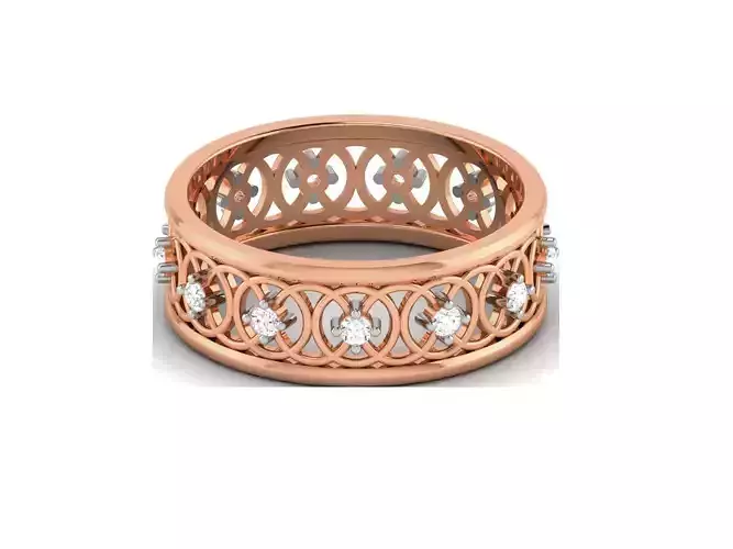 Diamond Band 3dm render details