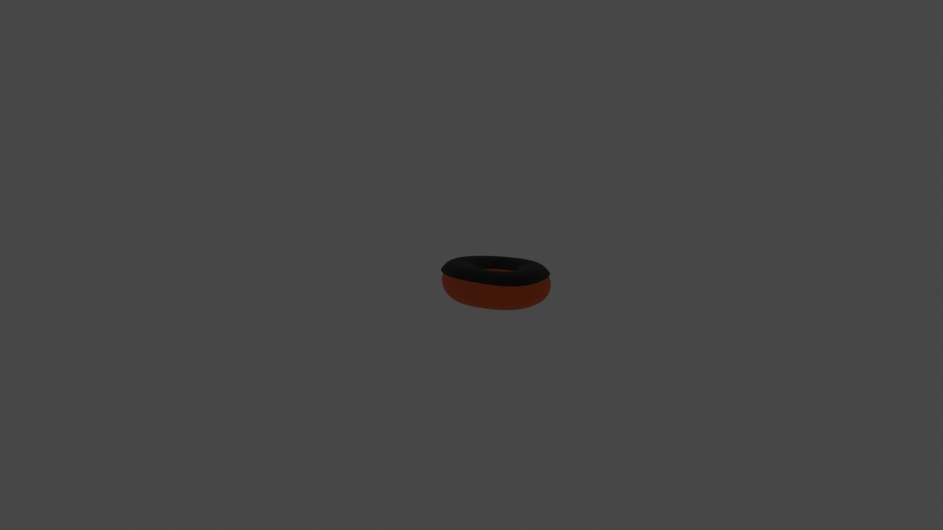 donuts coffee cup with handle 3D model_1