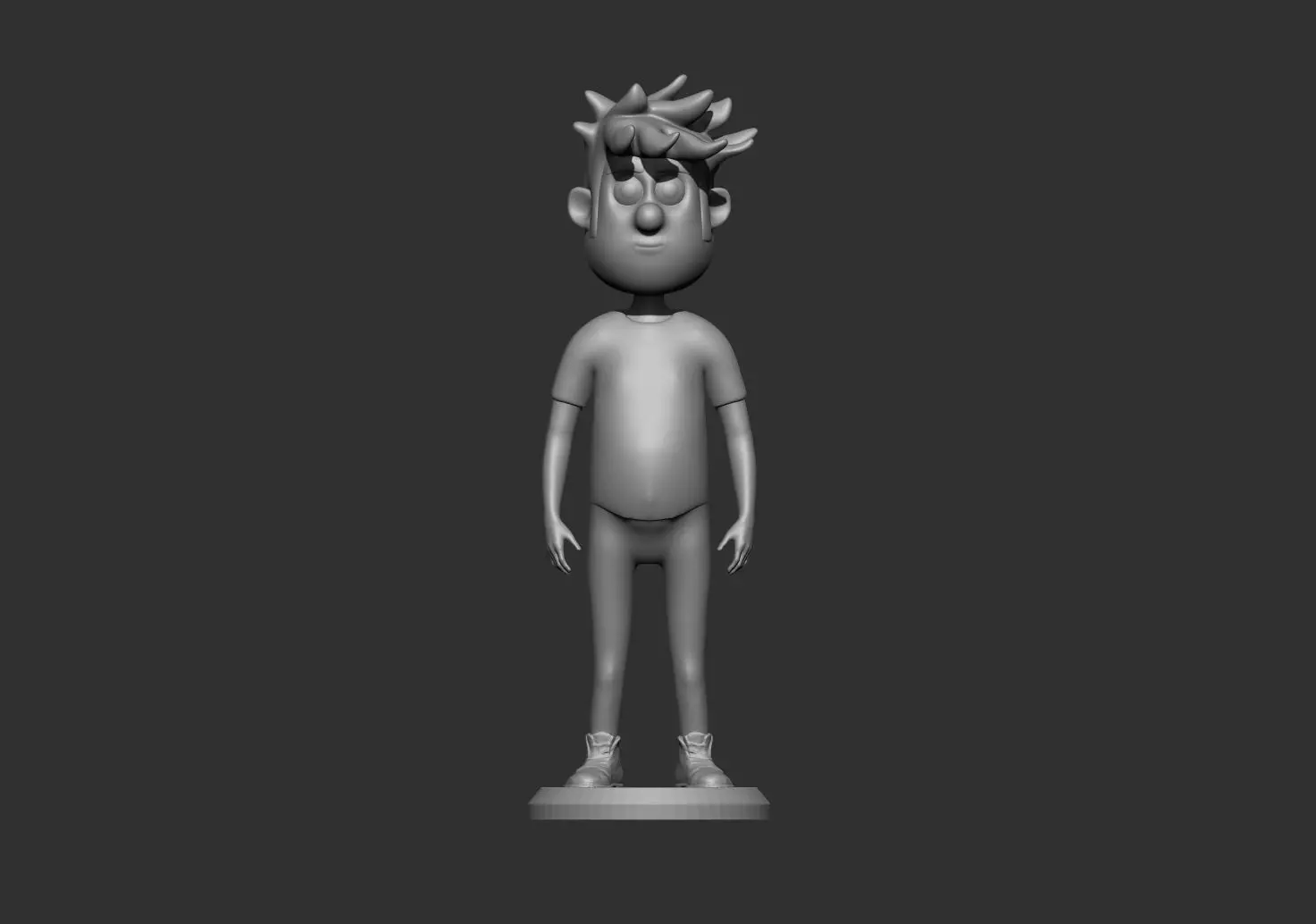 3d male character 1 Free 3D print model