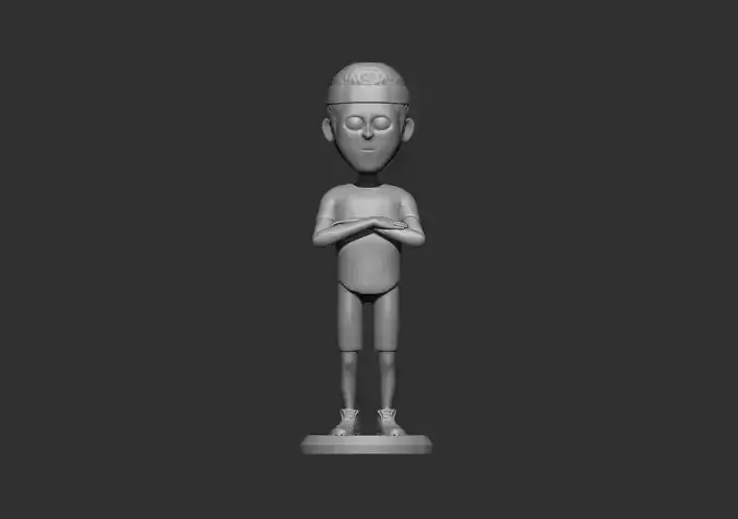male character 2 Free 3D print model