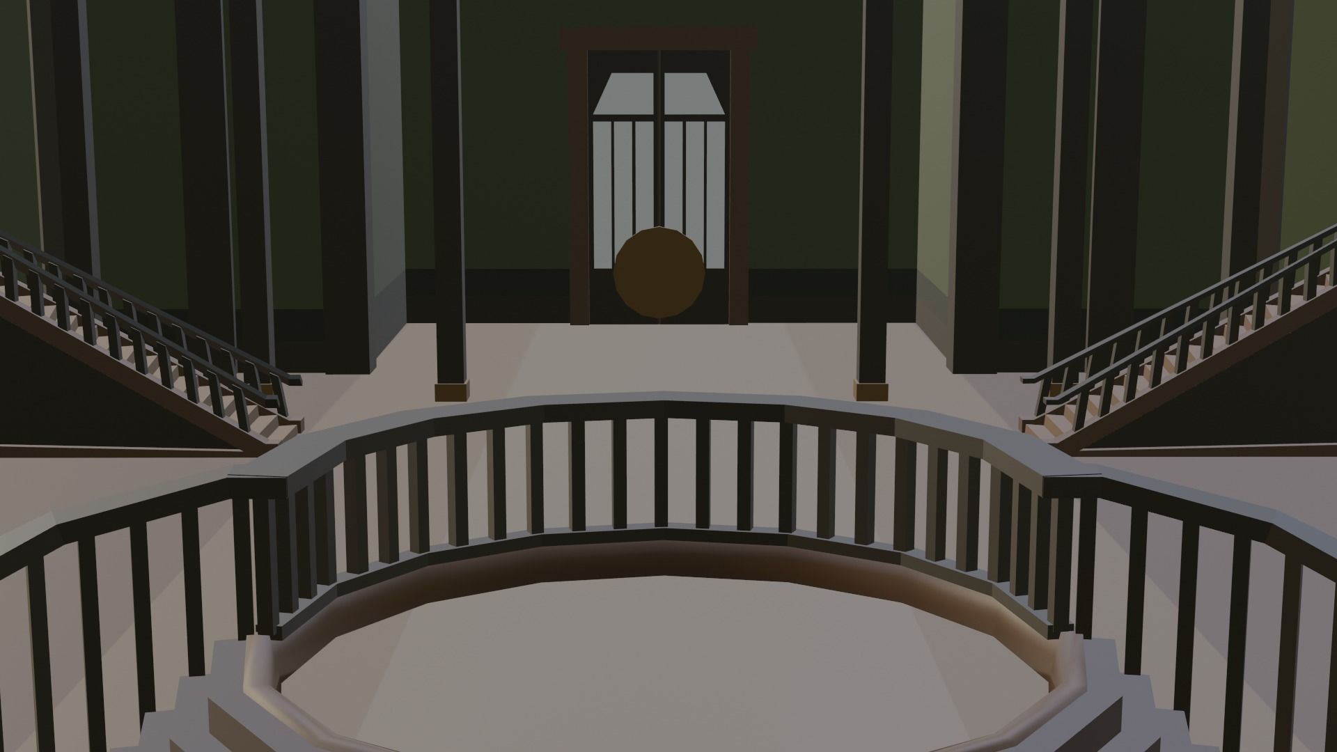 Haven Academy Main Hall 3D model_4
