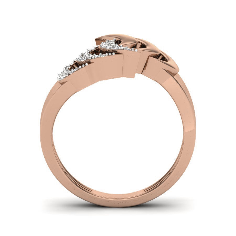Women Diamond Ring 3dm render details 3D print model_1