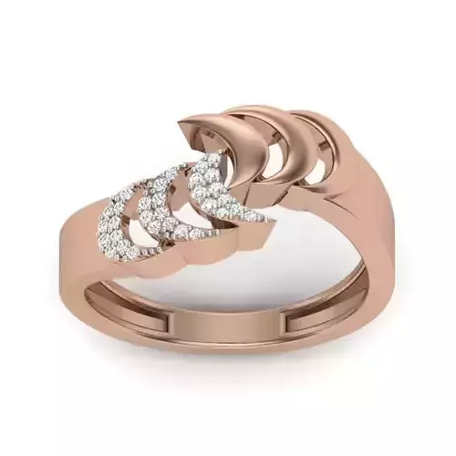 Women Diamond Ring 3dm render details