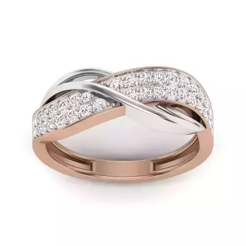 Women Diamond Ring 3dm render details
