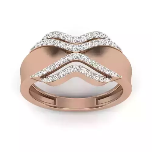 Women Diamond Ring 3dm render details