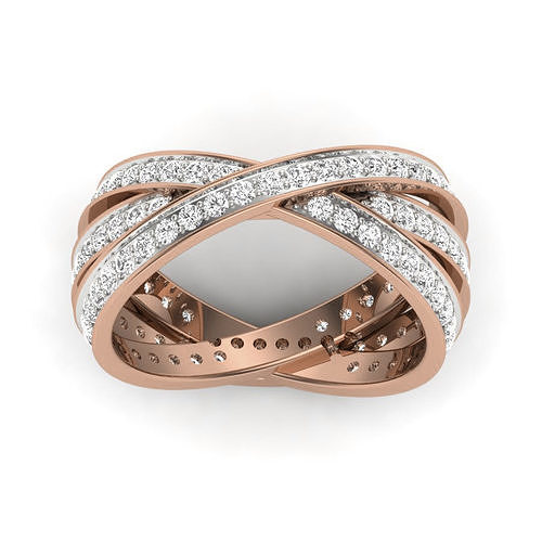 Women Diamond Ring 3dm render details 3D print model