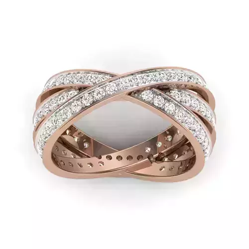 Women Diamond Ring 3dm render details