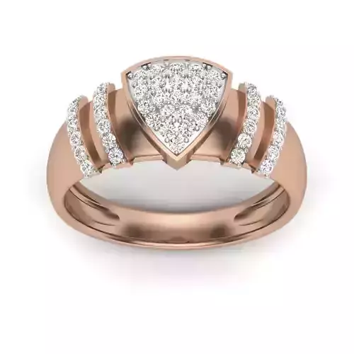 Women Diamond Ring 3dm render details