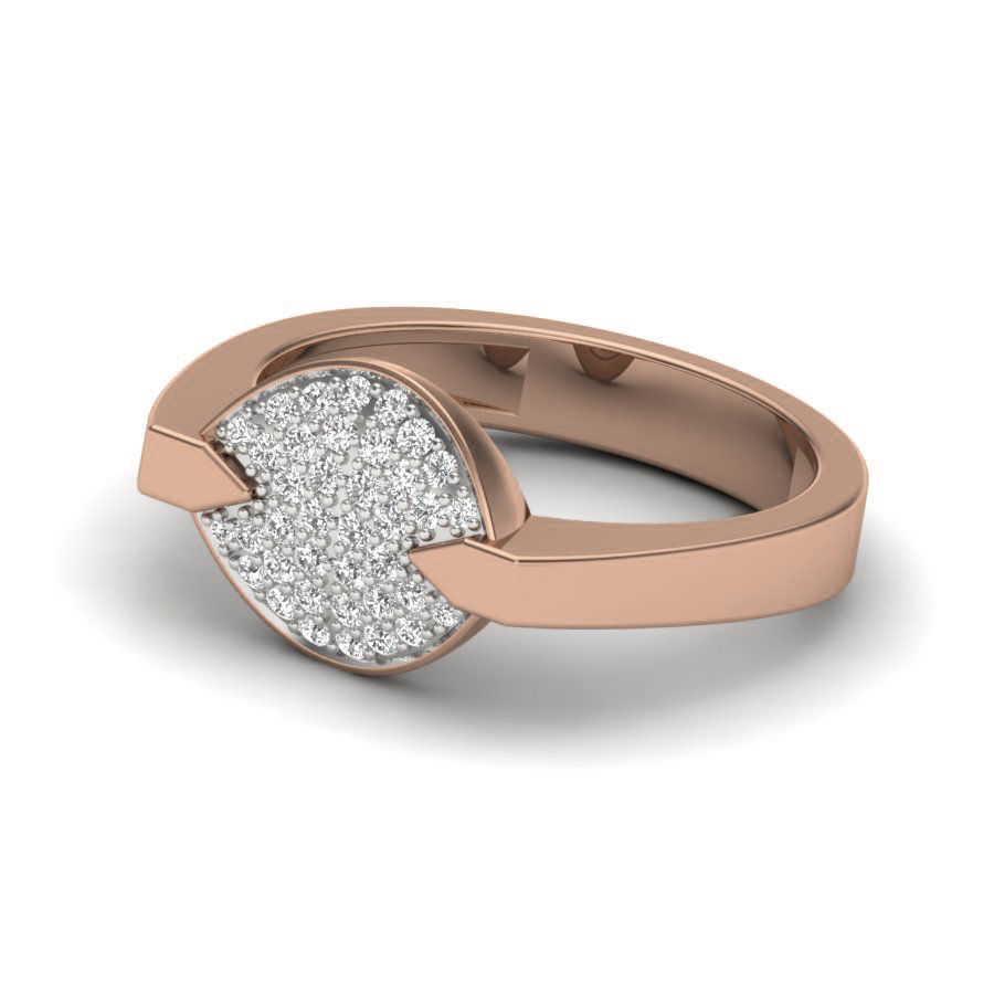 Women Diamond Ring 3dm render details 3D print model_3
