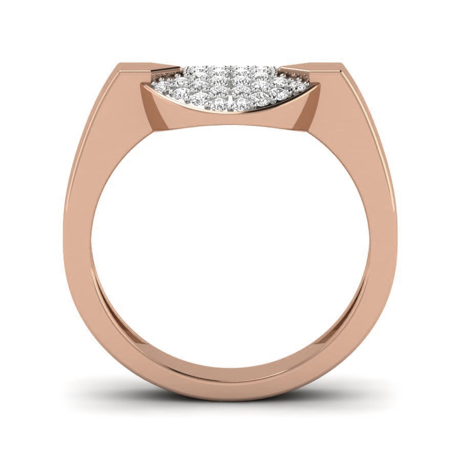 Women Diamond Ring 3dm render details 3D print model_1