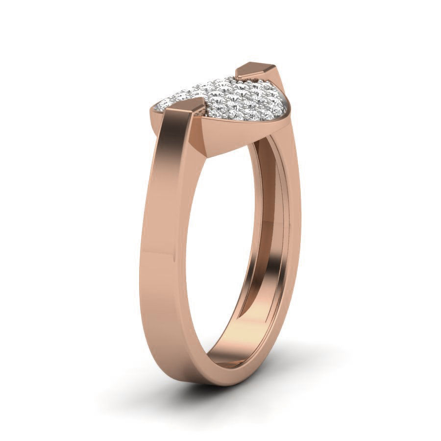 Women Diamond Ring 3dm render details 3D print model_2