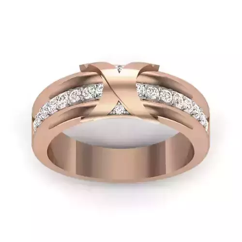 Women Diamond Ring 3dm render details