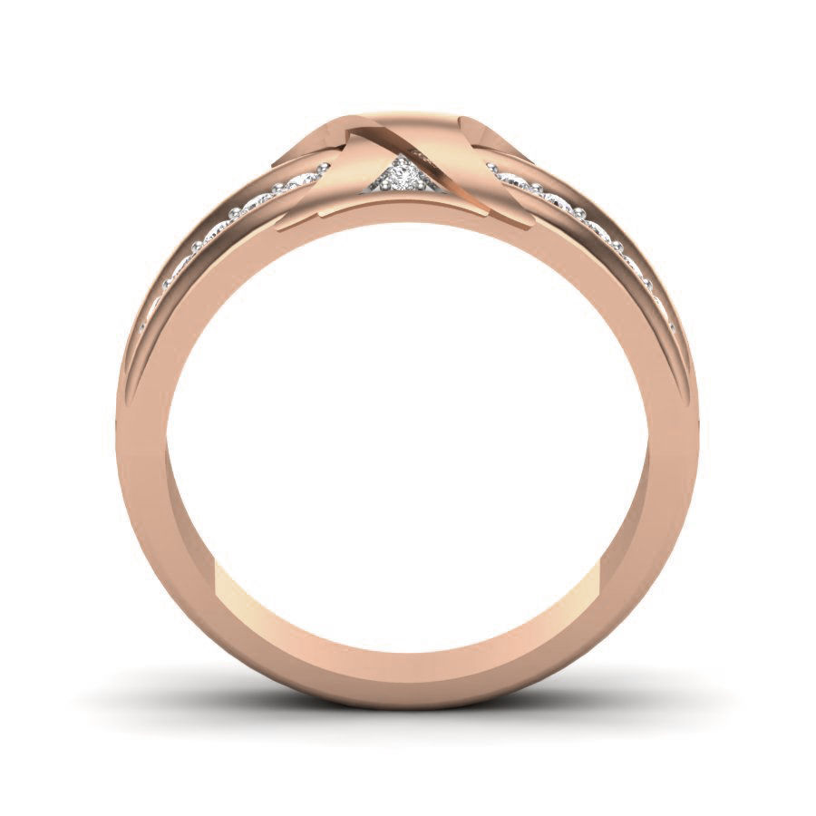 Women Diamond Ring 3dm render details 3D print model_1
