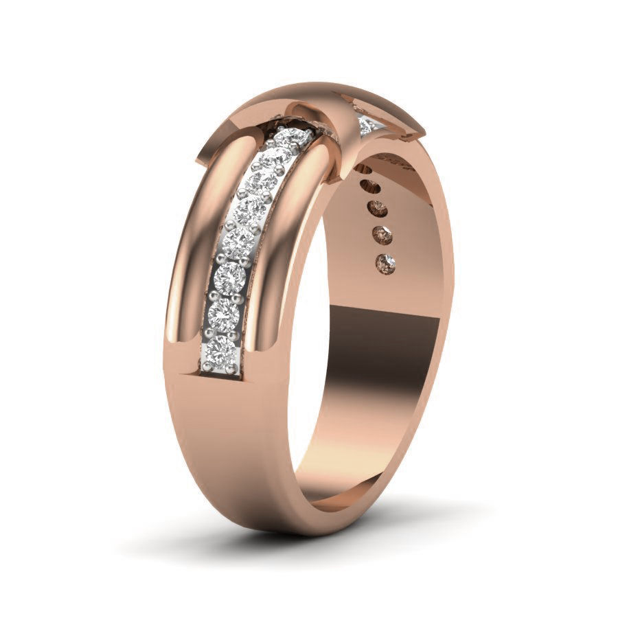 Women Diamond Ring 3dm render details 3D print model_2