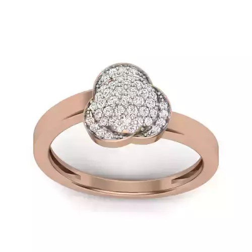 Women Diamond Ring 3dm render details