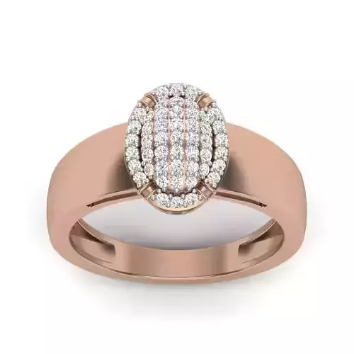 Women Diamond Ring 3dm render details