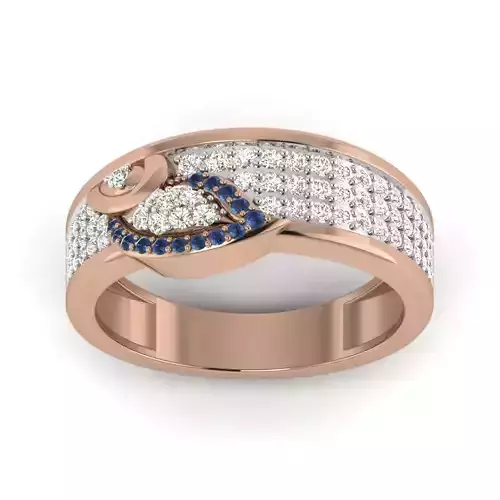 Diamond Band 3dm render details