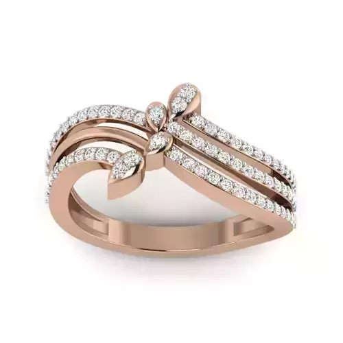 Women Diamond Ring 3dm render details