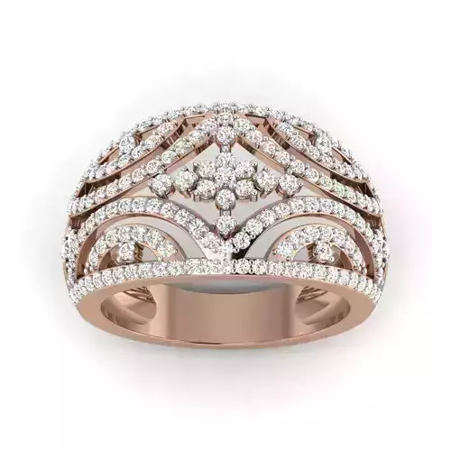 Women Diamond Ring 3dm render details
