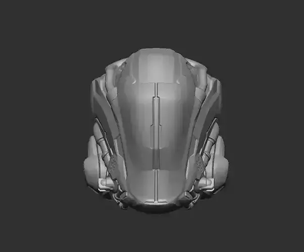 Sci fi Helmet  - Headsculpt for Action Figures 3D print model