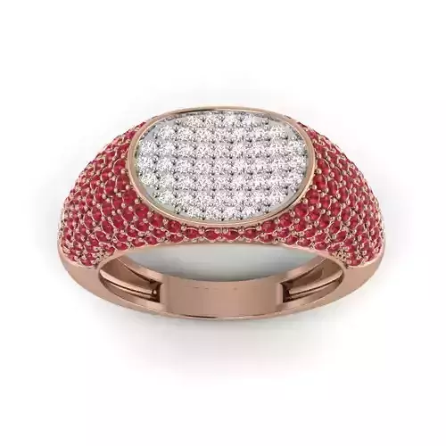 Women Diamond Ring 3dm render details