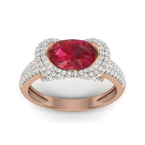 Women Cocktail Ring 3dm render details 3D print model